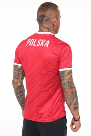 Koszulka-sportowa-Polska-Orzel-czerwona-sklep-octagon-piekary-slaskie