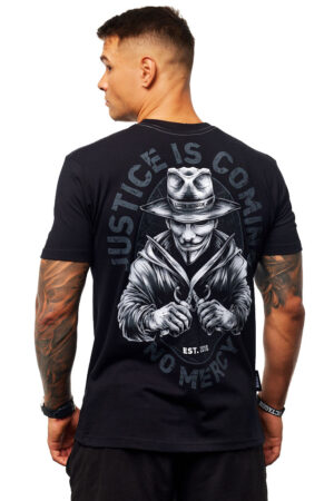T-shirt-Octagon-Justice-is-coming-black 2-sklep-octagon-piekary-slaskie_2_2