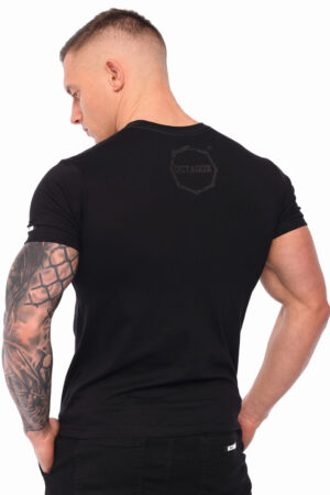 T-shirt-Octagon-Logo-Smash-black-black-sklep-octagon-piekary-slaskie_2
