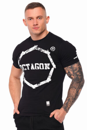 T-shirt-Octagon-Logo-Smash-black-white-sklep-octagon-piekary-slaskie_5