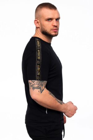 T-shirt-Octagon-Stripe-black-gold-sklep-octagon-piekary-slaskie_2