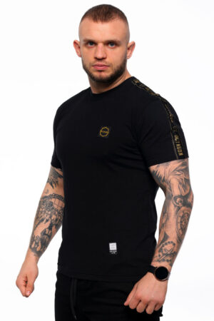 T-shirt-Octagon-Stripe-black-gold-sklep-octagon-piekary-slaskie_4