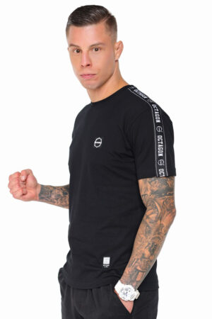 T-shirt-Octagon-Stripe-black-white-sklep-octagon-piekary-slaskie_4