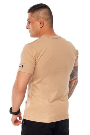 t-shirt-octagon-small-logo-beige-sklep-octagon-piekary-slaskie_2
