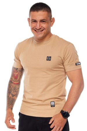 t-shirt-octagon-small-logo-beige-sklep-octagon-piekary-slaskie_3