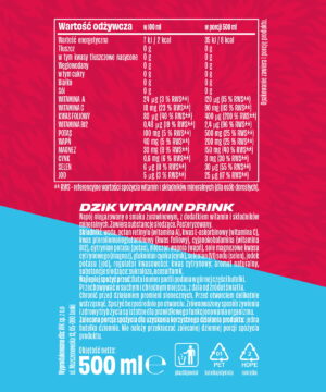 dzik-vitamin-drink-cranberry-500ml-sklep-octagon-piekary-slaskie-1