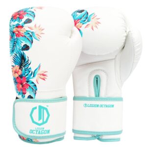rekawice-bokserskie-damskie-legion-octagon-flower-white-sea-green-sklep-octagon-piekary-slaskie