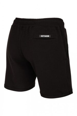 spodenki-bawelniane-octagon-logo-guma-black-black-sklep-octagon-piekary-slaskie-002