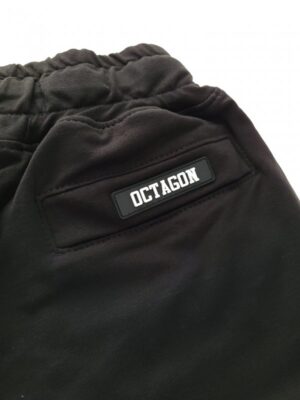 spodenki-bawelniane-octagon-logo-guma-black-black-sklep-octagon-piekary-slaskie-003