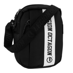 Torebka-saszetka-na-ramię-Legion-Octagon-Line-black-white-sklep-octagon-piekary-slaskie